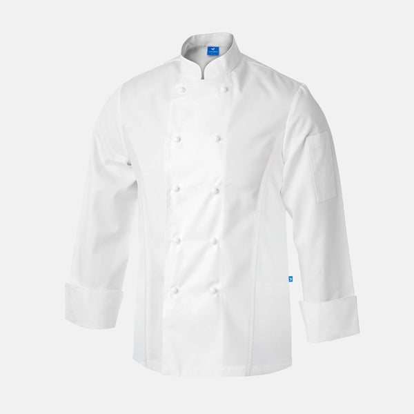 Chef Coat - JA AirCoolPro Vent, White, Unisex