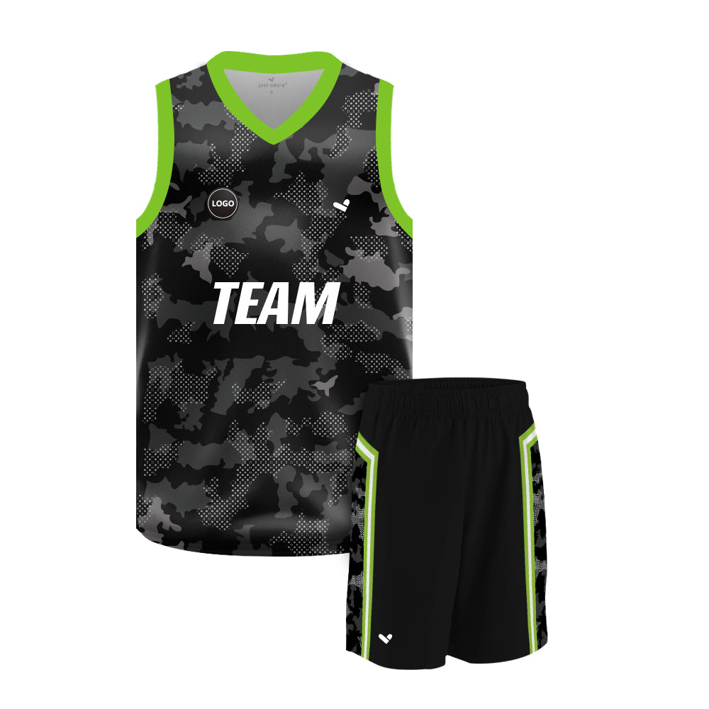 Customize The Team's Basketball Jersey Camouflage Basketball