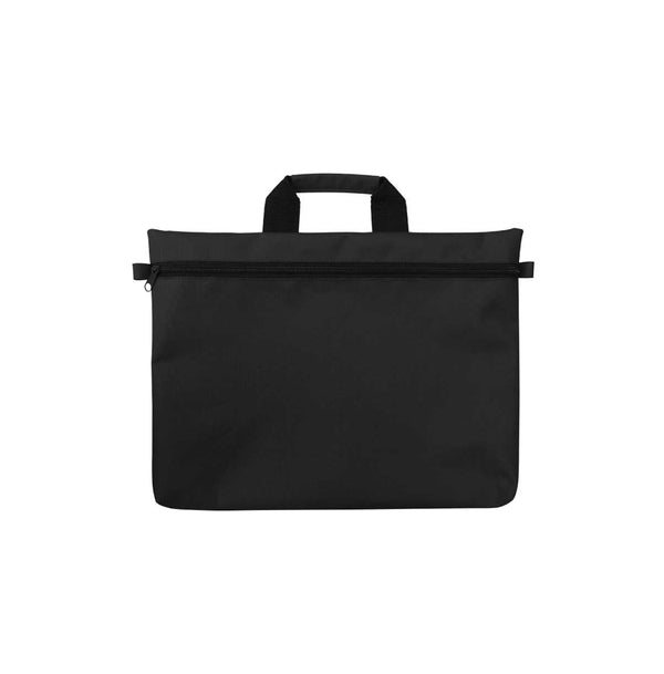 Document Bags with zipper and Handle strap, Blank - MOQ 50 pcs
