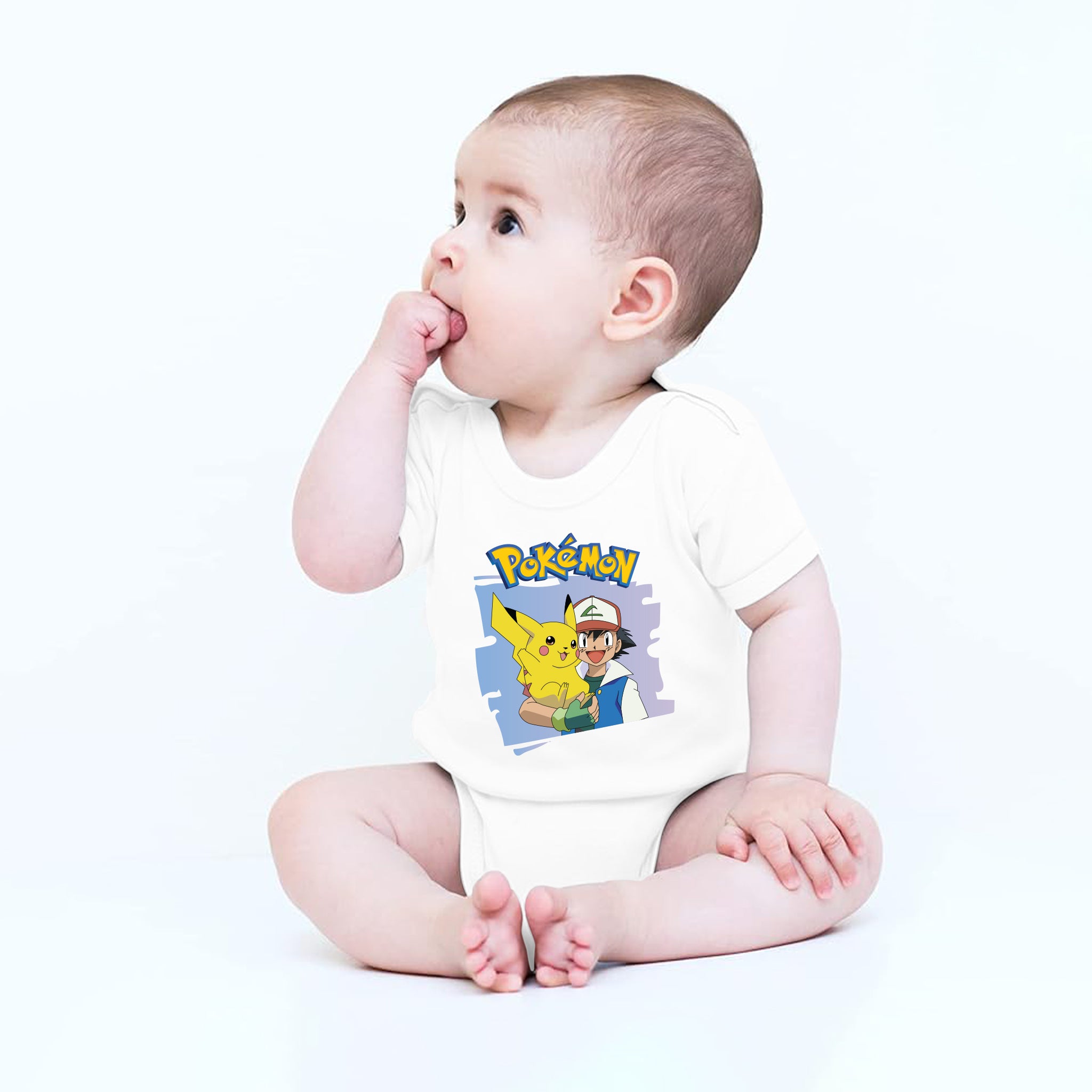 Pikachu Pokémon Printed Baby Onesies Adorable Comfy Outfit