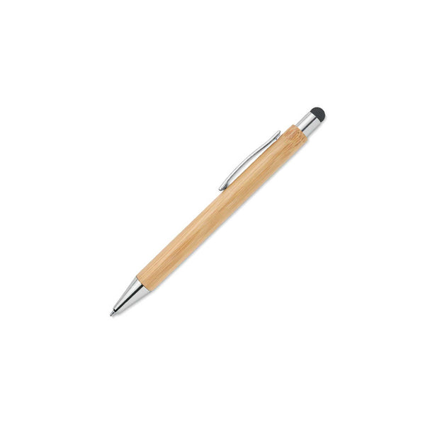Bamboo Pens with Stylus, Blank - MOQ 100 pcs