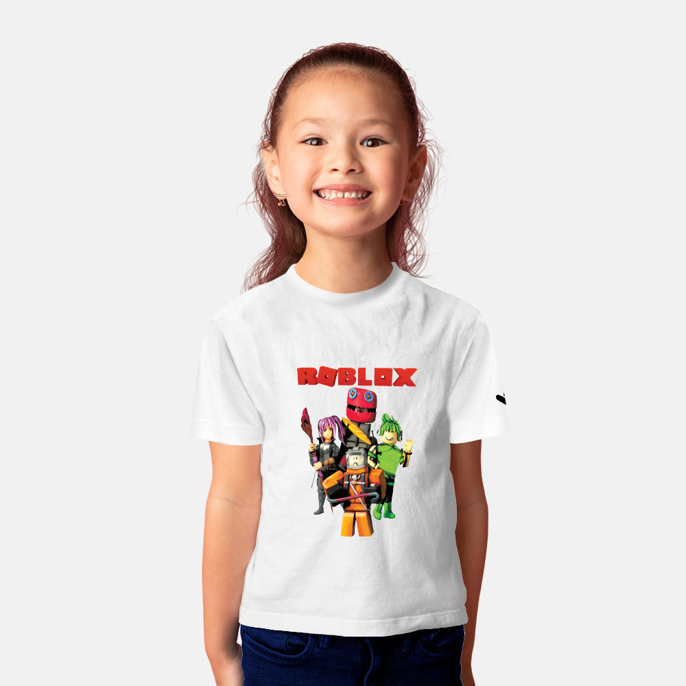 Boys Roblox Logo T-shirt Video Game Kids Youth Tee - Active Shirt, HD Png  Download - 1200x990(#1005319) - PngFind