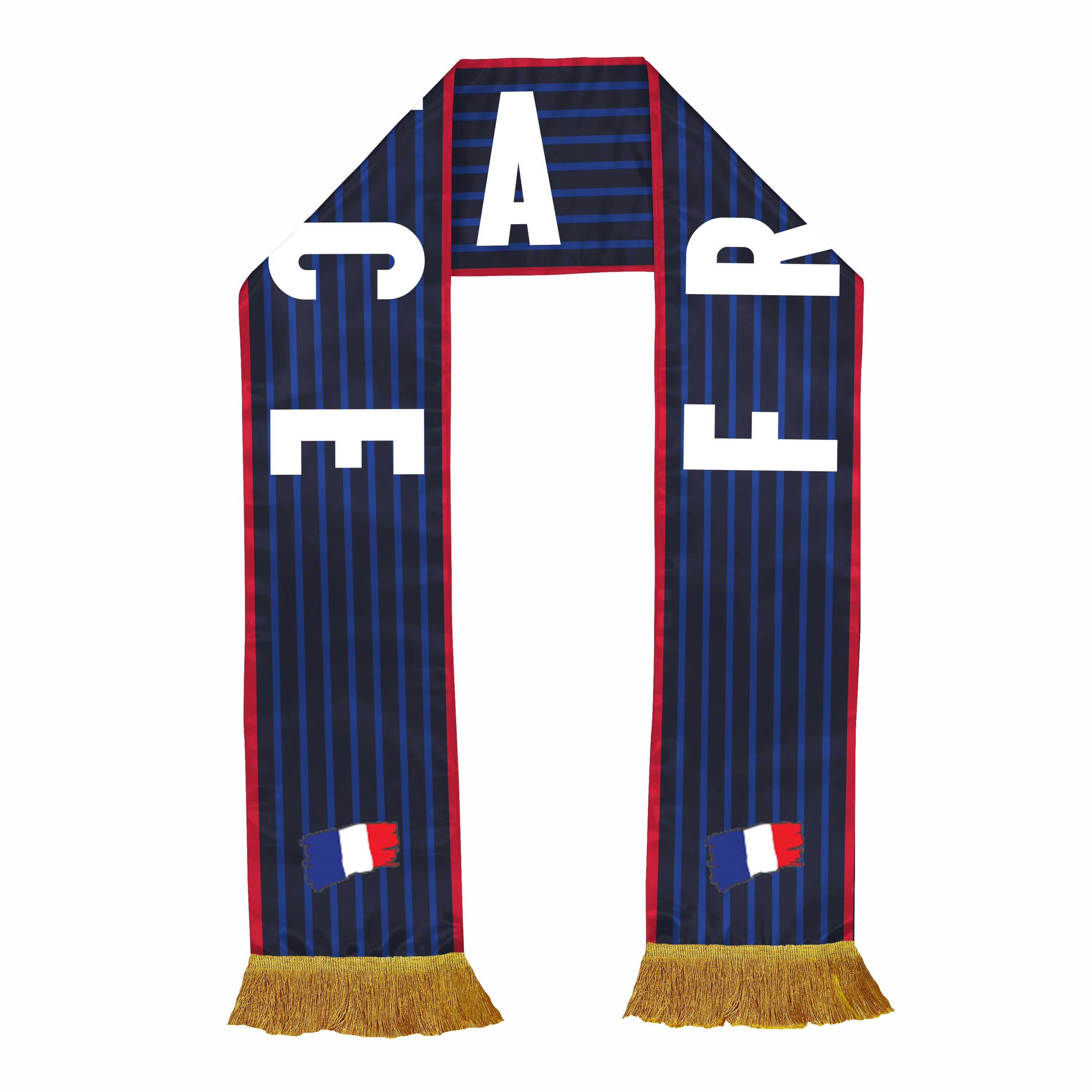 Echarpe allez France vintage football scarf soccer equipe de France Echarpe allez France vintage football scarf soccer equipe de France