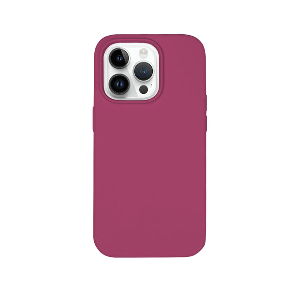 Silicone Case for iPhone 14 Pro, Matt Finish, Hard Case - 10 Colors