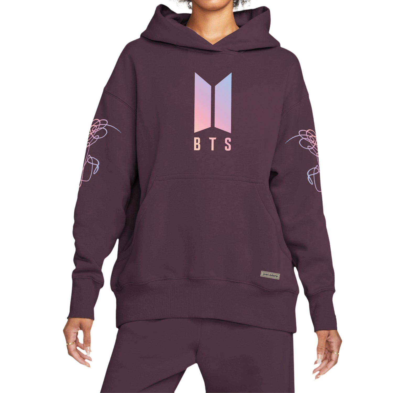 Oversized hoodie Women, BTS oversized hoodie for Women Just Adore