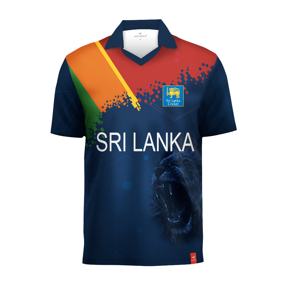 Custom Cricket Fan Jersey Sri Lanka World Cup Long Sleeve 