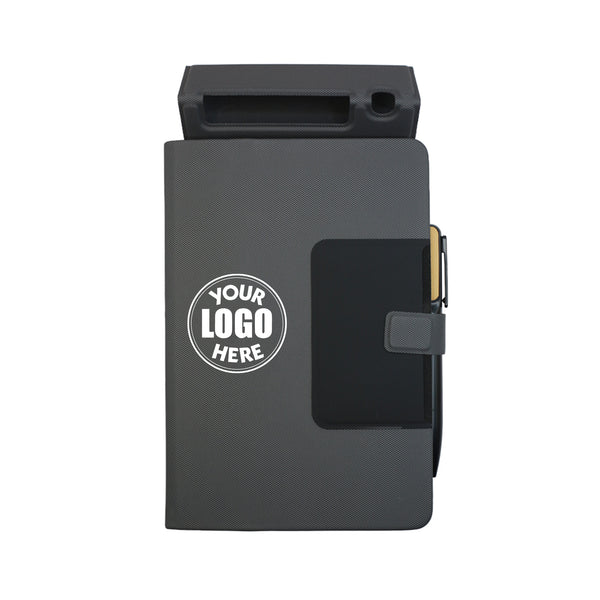 Premium A5 notebook with phone stand and Pen, Blank