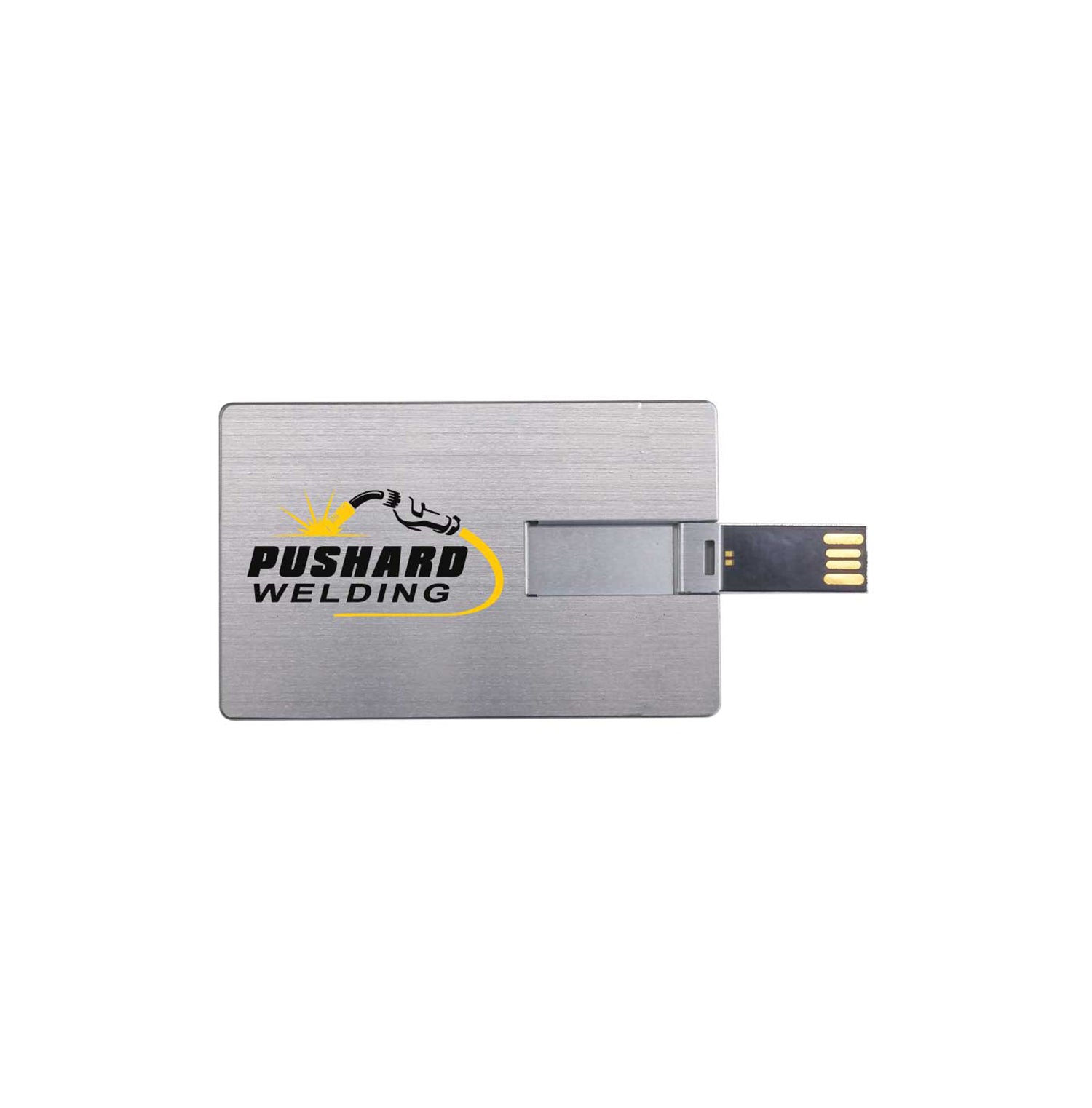 Aluminum USB flash drive - Card Shaped USB with custom logo – Just Adore®