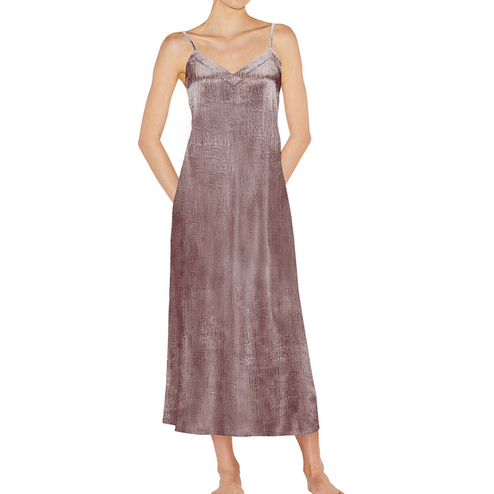 Slip Dress Long – Crepe Satin - Just Adore