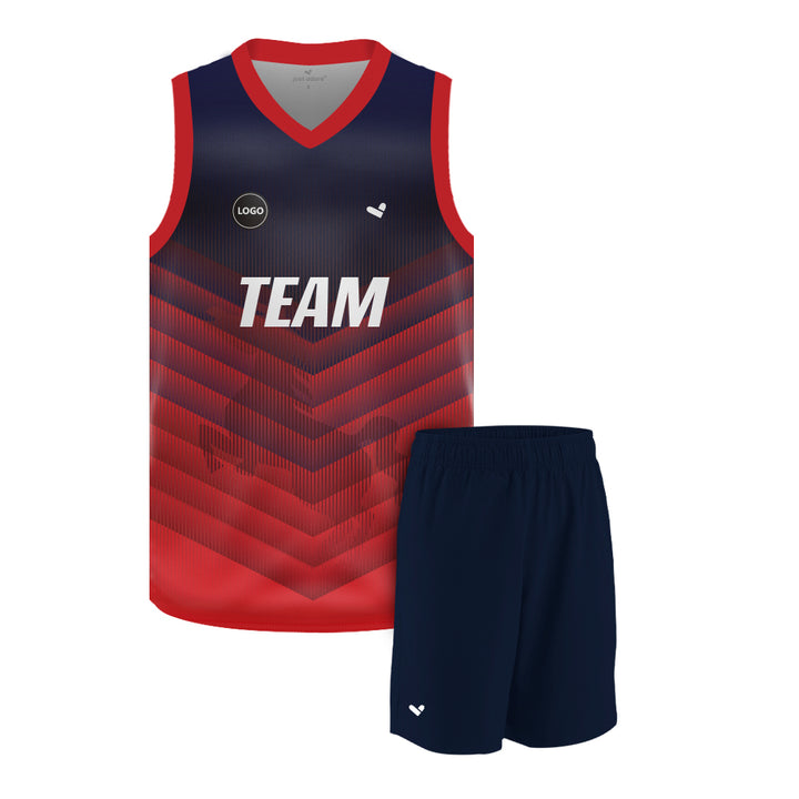 Digital Printed Basketball Jersey and Plain shorts wholesale, MOQ 6 Pcs - Just Adore