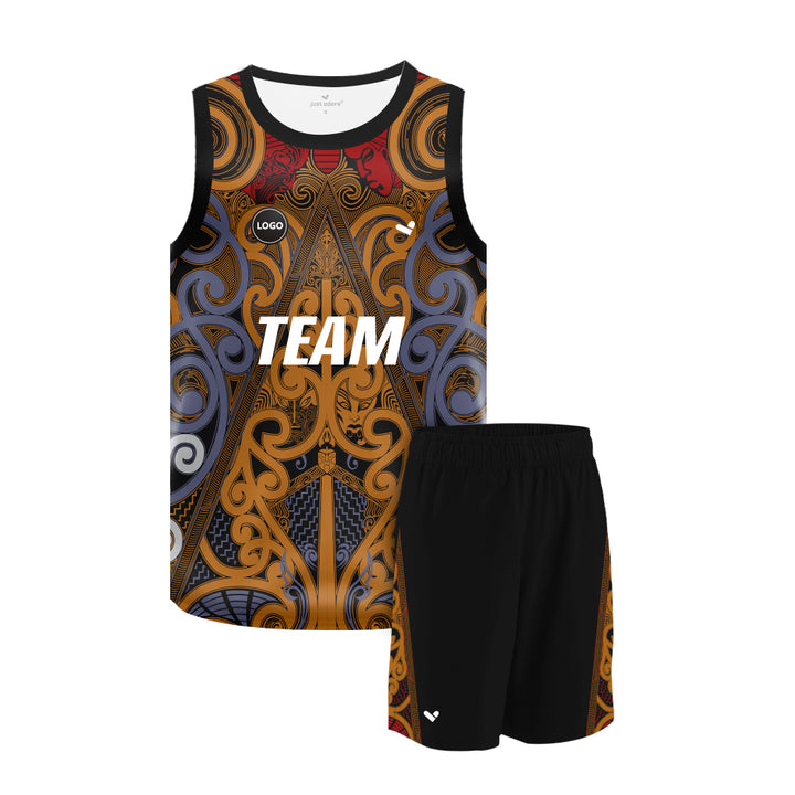 Multicolor sublimation Basketball Team Jersey and shorts, MOQ 6 Pcs - Just Adore