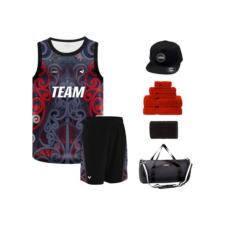 Multicolor sublimation Basketball Team Jersey and shorts, MOQ 6 Pcs - Just Adore