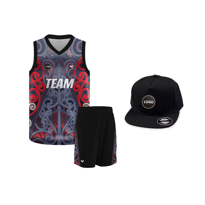 Multicolor sublimation Basketball Team Jersey and shorts, MOQ 6 Pcs - Just Adore