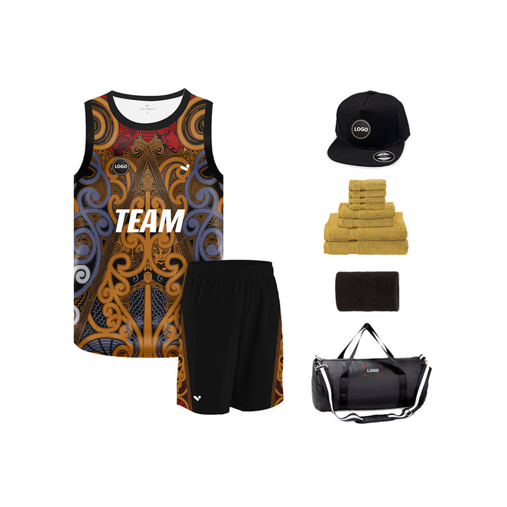 Multicolor sublimation Basketball Team Jersey and shorts, MOQ 6 Pcs - Just Adore