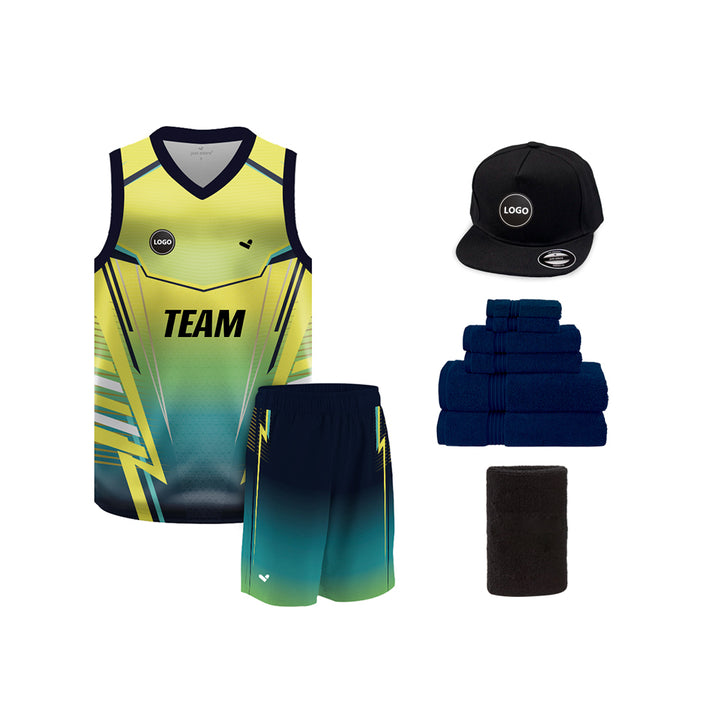 Full Sublimation Basketball Team Uniform Jersey and Shorts - MOQ 6 Pcs - Just Adore