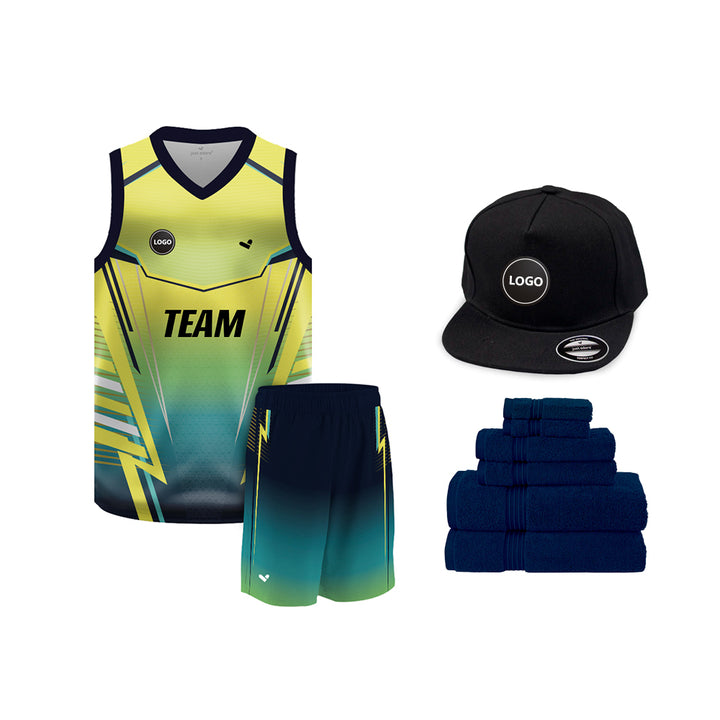 Full Sublimation Basketball Team Uniform Jersey and Shorts - MOQ 6 Pcs - Just Adore