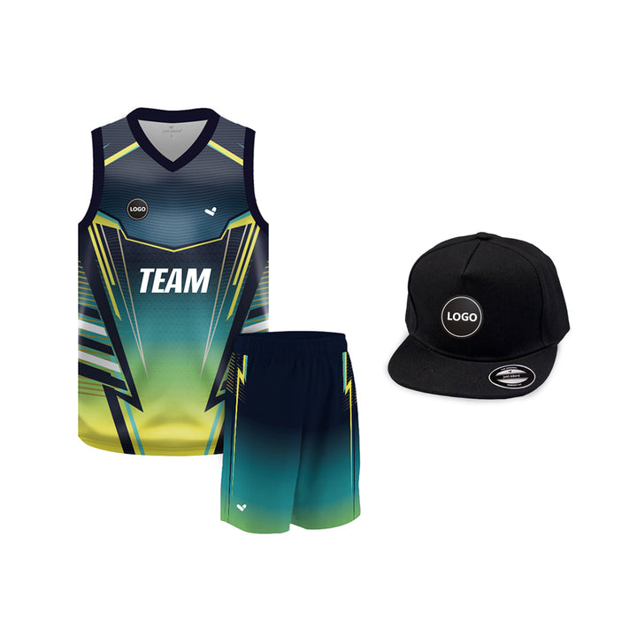 Full Sublimation Basketball Team Uniform Jersey and Shorts - MOQ 6 Pcs - Just Adore