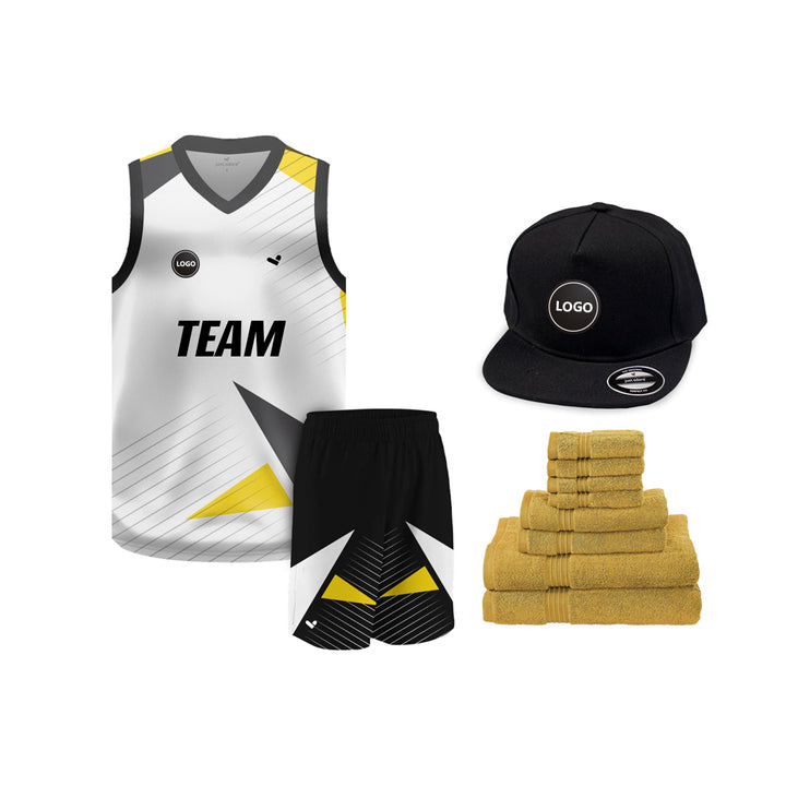 Multicolor Digital printed basketball Team jersey and Shorts, MOQ 6 Pcs - Just Adore