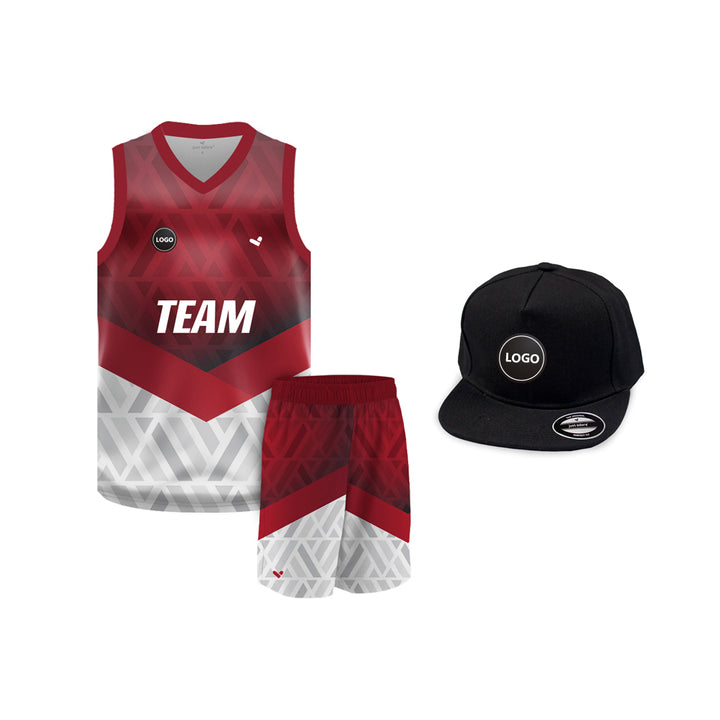 Sublimation basketball uniforms jersey and Shorts Wholesale, MOQ 6 Pcs - Just Adore