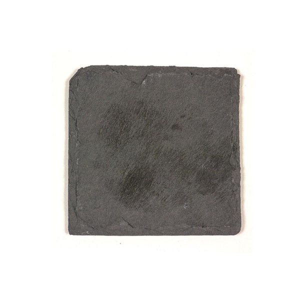 Black Slate Coaster, 2 pcs Set, Blank