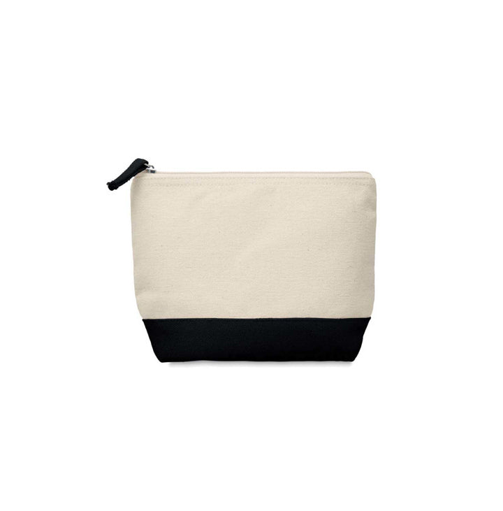 Cotton Canvas Blank Canvas Zipper Pouch Bulk Canvas Zipper Bag