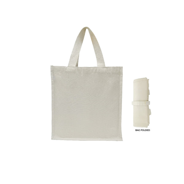 Foldable Canvas bag, Blank - MOQ 50 pcs