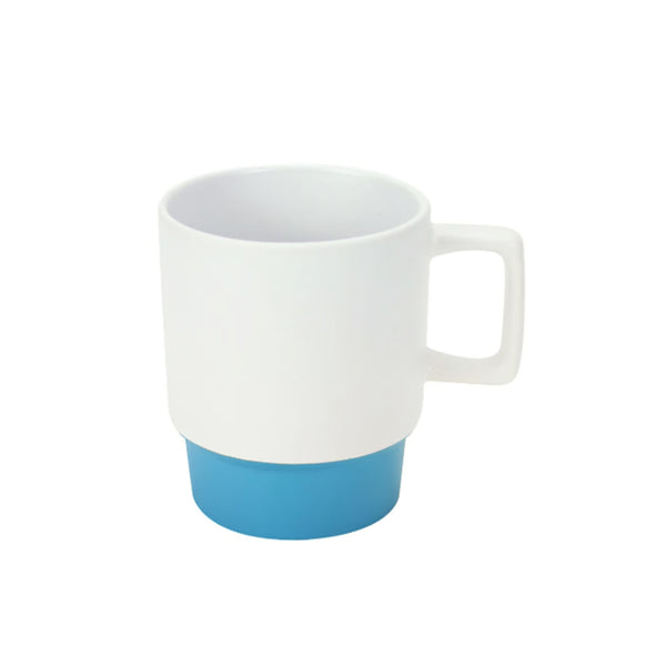 Two tone Mugs with Clay Bottom, Matte Finish, Blank