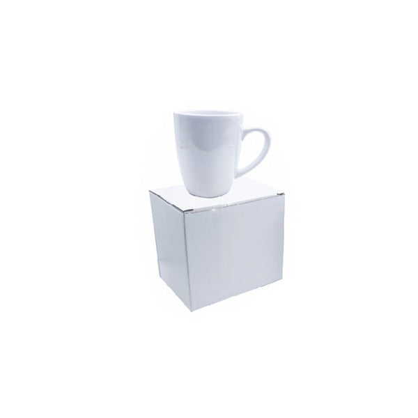 U Shaped Ceramic Mug, 12 oz, Blank - MOQ 50 pcs