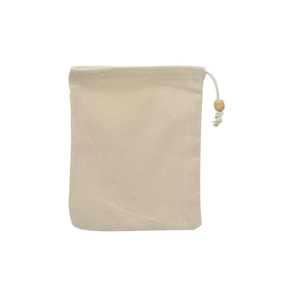 Cotton Pouch Bags with Drawstring, Blank  - MOQ 100 pcs