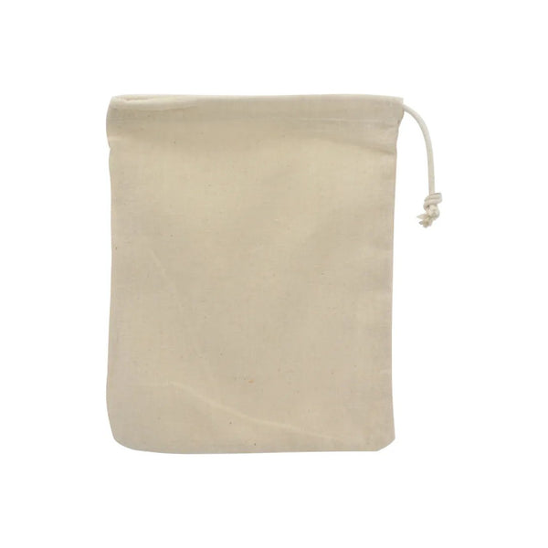 Cotton Pouch Bags with Drawstring, Blank