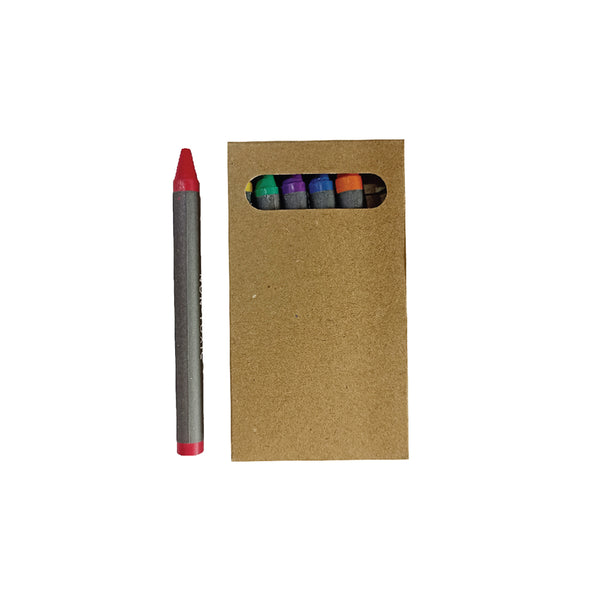 Kids Crayon Set in Paper Box, Blank MOQ 50 pcs