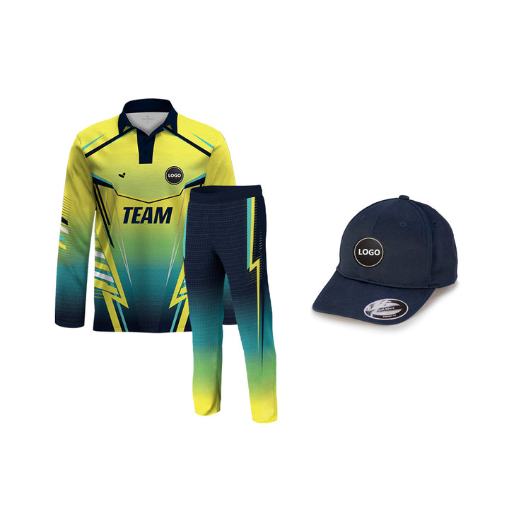 Cricket Uniform Set - Digital Printed Jersey & Pant, MOQ - 11 Sets - Just Adore