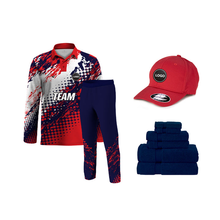 Full Printed cricket Uniform Set, MOQ - 11 Sets - Just Adore