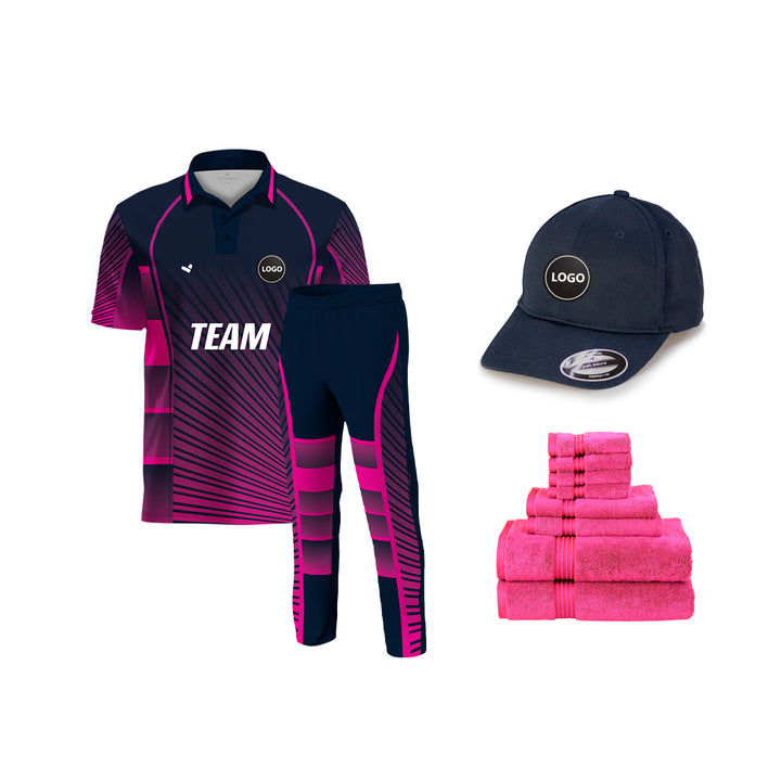 Cricket Full dress with name Printed, MOQ - 11 Sets - Just Adore