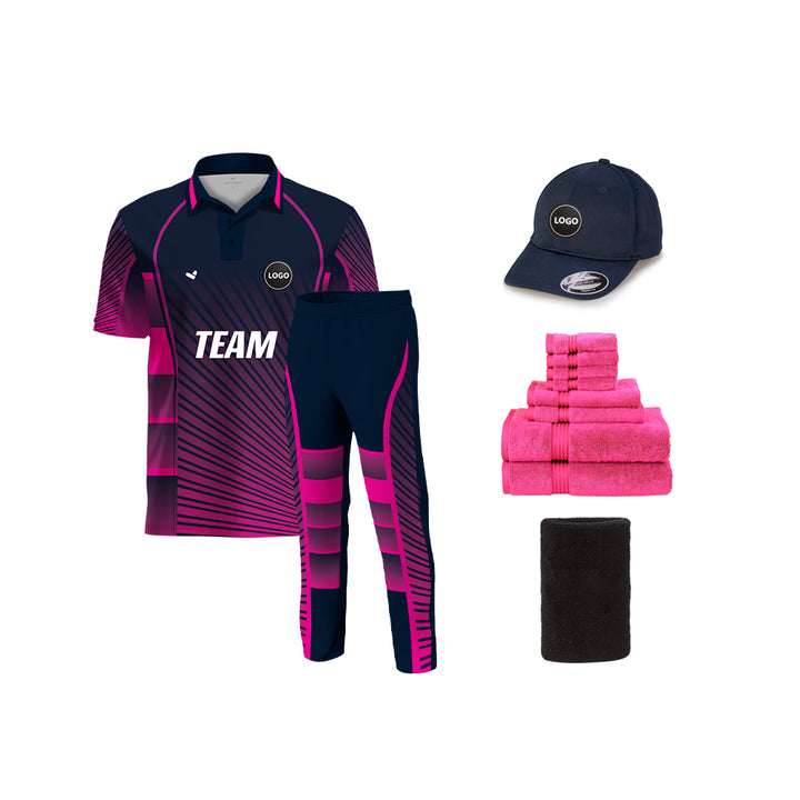 Cricket Full dress with name Printed, MOQ - 11 Sets - Just Adore