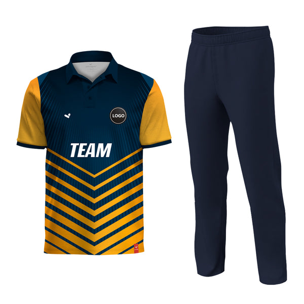 Wholesale Cricket Team Uniform Jersey and Plain Pant set - MOQ 11 Sets