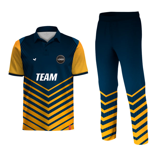 Custom Cricket team Uniform - Full Sublimation Printed, MOQ - 11 Sets