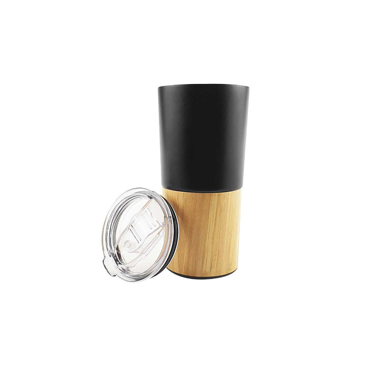 Travel Tumbler with Bamboo, Blank - Just Adore