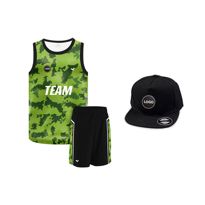 Youth Basketball Uniform set, Jersey and Shorts MOQ 6 Pcs - Just Adore