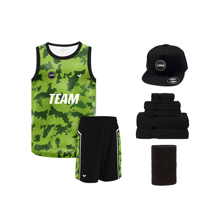 Youth Basketball Uniform set, Jersey and Shorts MOQ 6 Pcs - Just Adore