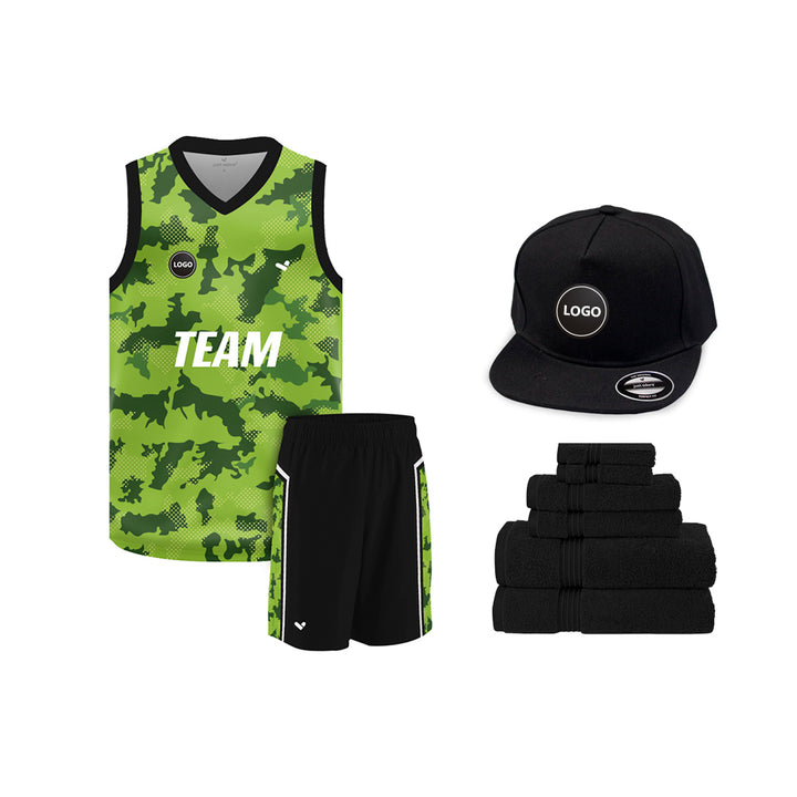 Youth Basketball Uniform set, Jersey and Shorts MOQ 6 Pcs - Just Adore