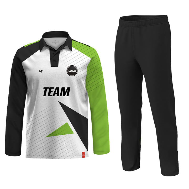 Black and Yellow Cricket Printed jersey and Plain Pant - MOQ 11 Sets - Just Adore