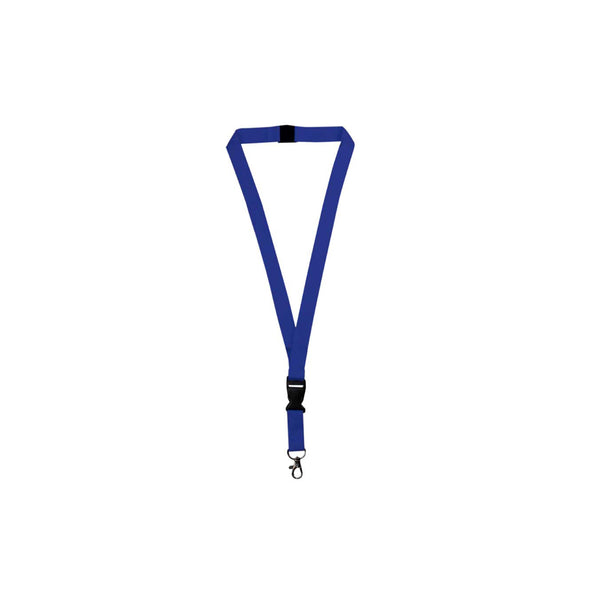 Lanyards with Hook, Safety Lock, and Buckle, 20 mm, Blank