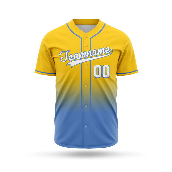 Custom team baseball jersey, MOQ - 9 Pcs