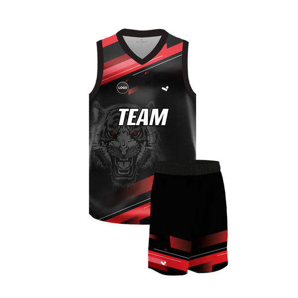 Individuelles Basketballtrikot mit Farbverlauf, Mindestbestellmenge 6 Stück 