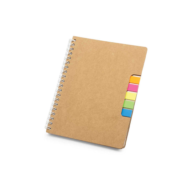 Eco-Friendly Notebooks with Sticky Note and Pen, Blank