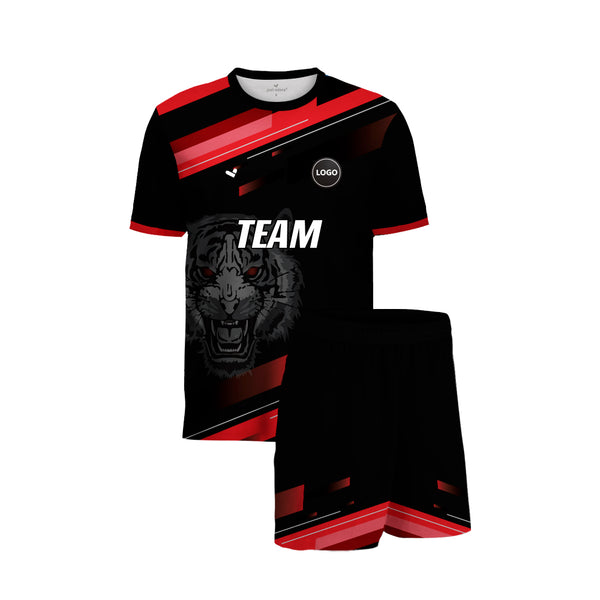 Personized your own soccer jersey and shorts, MOQ 11 Pcs