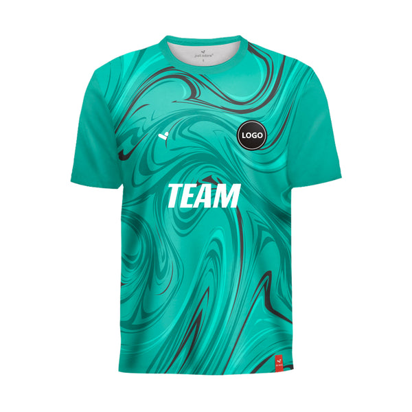 Full printed sustaibale football team jersey, MOQ 11 Pcs