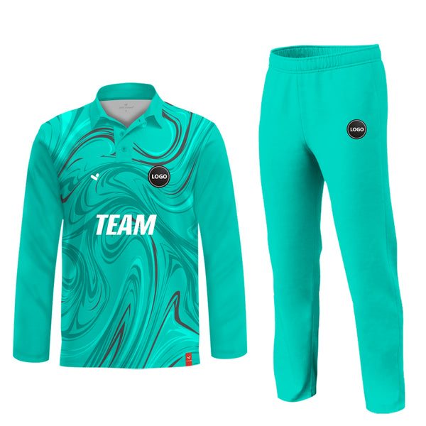 Full Sublimation Cricket Team Uniform Set - Jersey and Trouser - MOQ 11 Sets