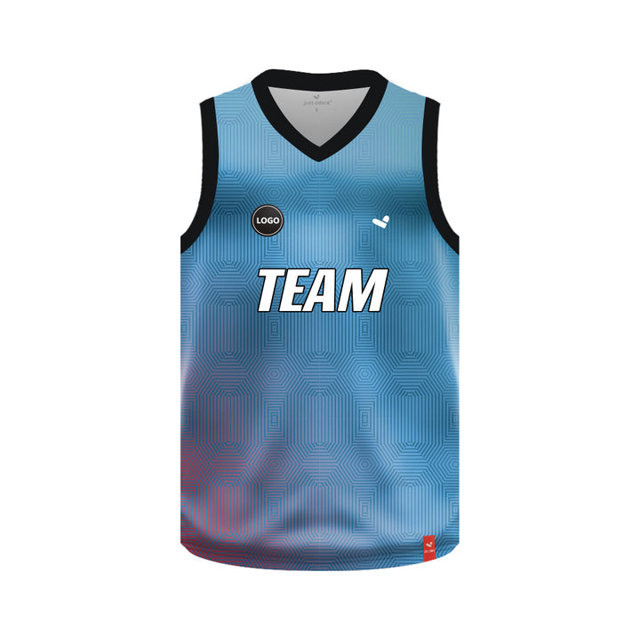 Gradient designed Basketball team jersey bulk, MOQ 6 Pcs - Just Adore